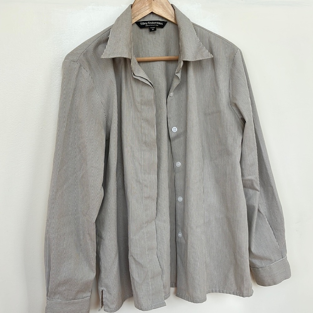 Tilley | Made in Canada | Striped Oxford | Size M